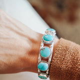 Statement Cuff in Egyptian Turquoise