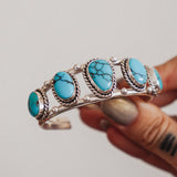 Statement Cuff in Egyptian Turquoise