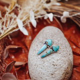 Teardrop Studs in Amaroo Turquoise