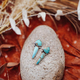 Teardrop Studs in Amaroo Turquoise