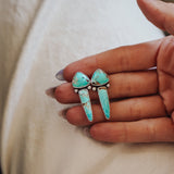 Teardrop Studs in Amaroo Turquoise