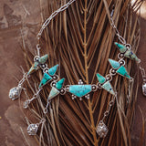 Statement Choker in Hubei Turquoise