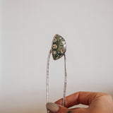 Hair Fork in Ocean Jasper