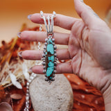 Statement Pendant in Kingman Turquoise