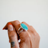 Whitewater Turquoise Ring (Size 9.75)