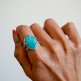 Whitewater Turquoise Ring (Size 9.75)