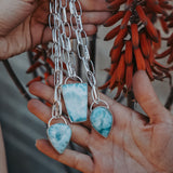 Larimar Chain Necklace