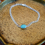 Anklet in Egyptian Turquoise