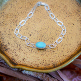 Anklet in Egyptian Turquoise