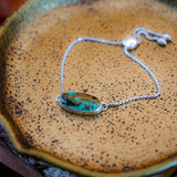 Out West Adjustable Bracelet in Hubei Turquoise