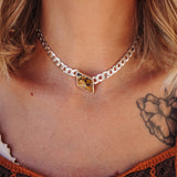 Giraffe Turquoise Choker