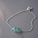 Out West Adjustable Bracelet in Hubei Turquoise