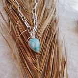 Larimar Chain Necklace