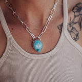 Larimar Chain Necklace