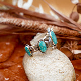 Statement Cuff in Whitewater Turquoise