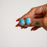 Stud Earrings in Egyptian Turquoise