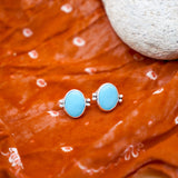 Stud Earrings in Campitos Turquoise