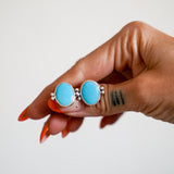 Stud Earrings in Campitos Turquoise