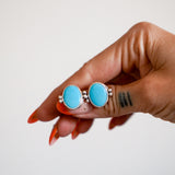 Stud Earrings in Campitos Turquoise