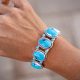 Statement Cuff in Nacozari & Lone Mtn Turquoise