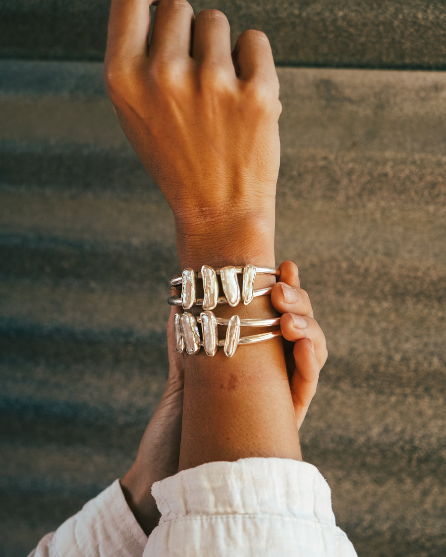 Not Your Mama's Pearl Cuff
