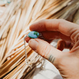 Anklet in Turquoise Mountain Turquoise