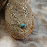 Anklet in Whitewater Turquoise