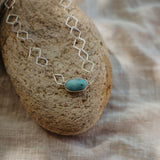 Anklet in Whitewater Turquoise