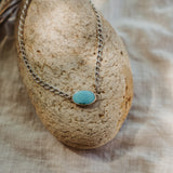 Anklet in Whitewater Turquoise