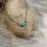 Anklet in Whitewater Turquoise