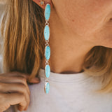 Statement Drip Earrings in Campitos