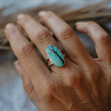 Traveler Ring in Hubei Turquoise (Size 9)