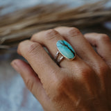 Traveler Ring in Hubei Turquoise (Size 9)