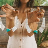 The Desert Wings Collar in Kingman Turquoise