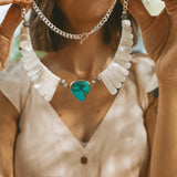 The Desert Wings Collar in Kingman Turquoise