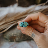 Horizontal Ring in Hubei Turquoise (Size 8)