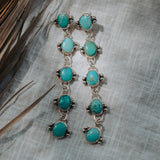 Drip Earrings in Kingman Turquoise