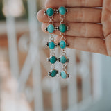 Drip Earrings in Kingman Turquoise