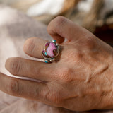 The Lover's Ring in Pink Dahlia (Size 6.75)