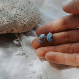 Stud Earrings in Golden Hills Turquoise