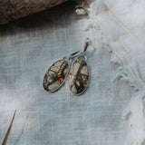 Horseshoe Drops in Royston Ribbon Turquoise