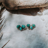 Ear Crawlers in Kingman Turquoise