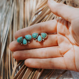 Ear Crawlers in Kingman Turquoise