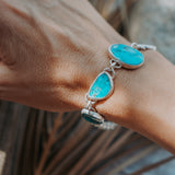 Stepping Stone Bracelet in Sonoran Gem Turquoise