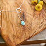 Dainty Lariat in Whitewater Turquoise