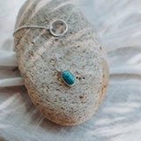 The Dainty Lariat in Sonoran Gem Turquoise