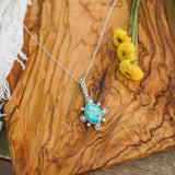 Pendant in Whitewater Turquoise