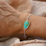 Out West Adjustable Bracelet in Royston Turquoise