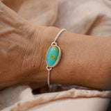 Out West Adjustable Bracelet in Royston Turquoise