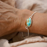 Out West Adjustable Bracelet in Royston Turquoise